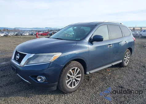 2015 Nissan Pathfinder Platinum/S/Sl/Sv z USA, uszkodzony, nr VIN 5N1AR2MM9FC661547